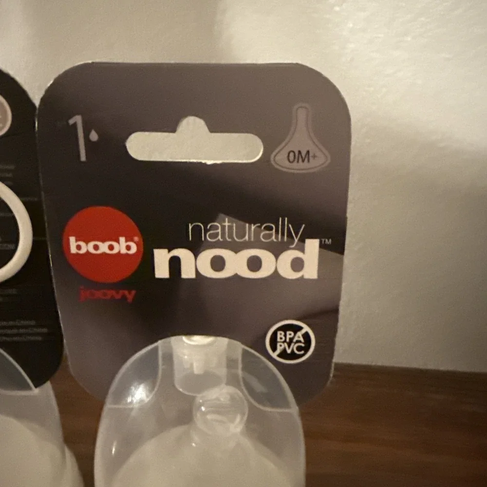 boob Joovy Stage 1‎ 0M+ 2 Nipples Naturally Mood BPA/PVC Free- set of 2